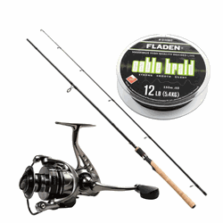  Fladen Vantage carbon 9 fod 10/30 gr + Maxximus AluPro incl påspolet Fletline